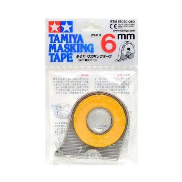 TAM87030 6MM MASKING TAPE W/DISPENSER