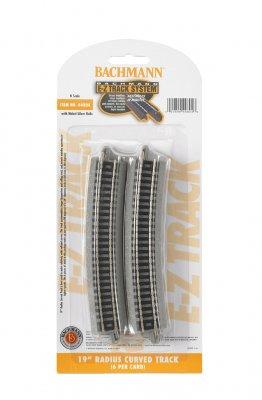 BAC44804 E-Z TRACK 19" RADIUS CURVED TRACK (15°) (6pc)