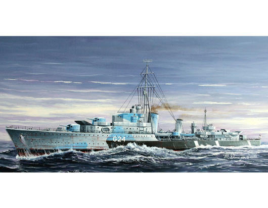 TRU05759 1/700 HMCS HURON 1944