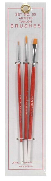 ATL55 TAKLON BRUSH SET (3)
