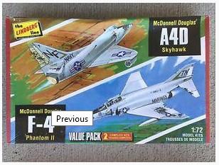 LINHL433 1/72 A4D SKYHAWK & F-4 PHANTOM II