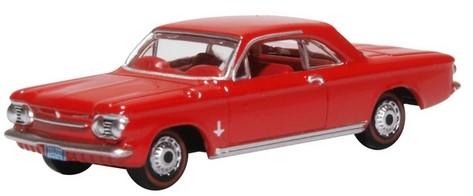 87CH63002 1963 CORVAIR COUPE RED