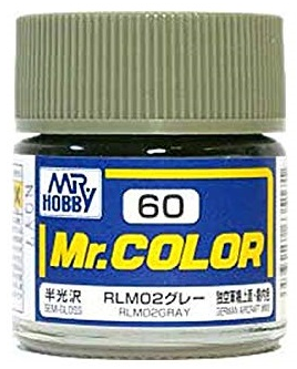 MC60 GRAY RLM02 SEMI-GLOSS GERMAN AIRCRAFT WWII