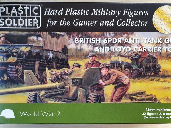 WW2GI5003 1/100 BR 6 PDR AT & LLOYD CARRIER