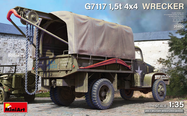 MIN35490 1/35 G7117 1.5t 4X4 WRECKER