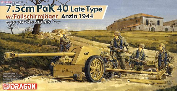 DRA6250 1/35 7.5CM PAK 40 LATE ANZIO 1944