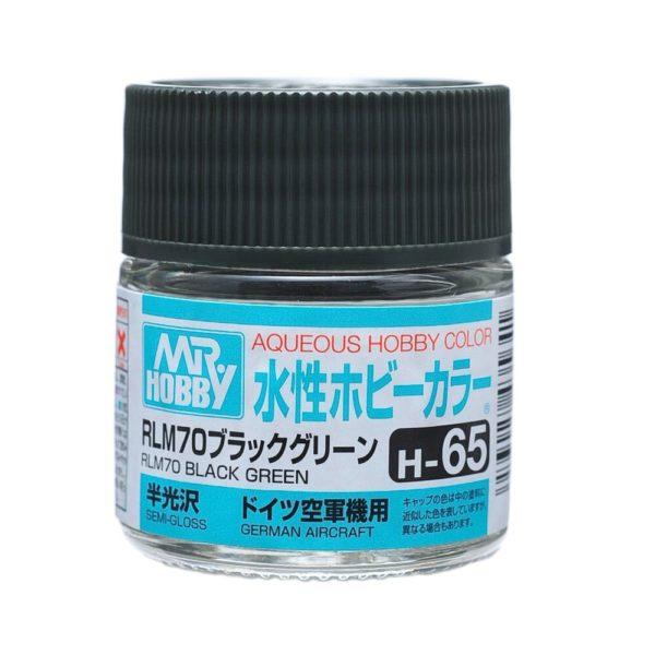 H65 SEMI-GLOSS RLM75 BLACK GREEN 10ML