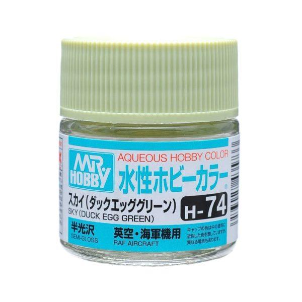 H74 SEMI-GLOSS DUCK EGG GREEN 10ML