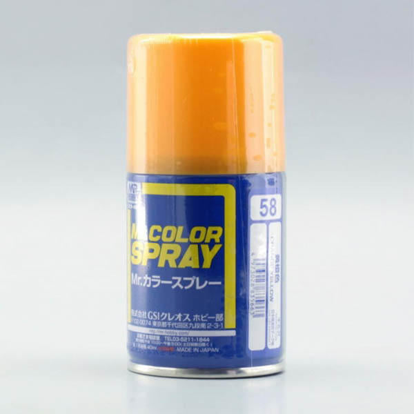 S58 MR COLOR SPRAY ORANGE YELLOW SEMI GLOSS 40ML