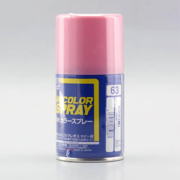 S63 MR COLOR SPRAY PINK GLOSS 40ML