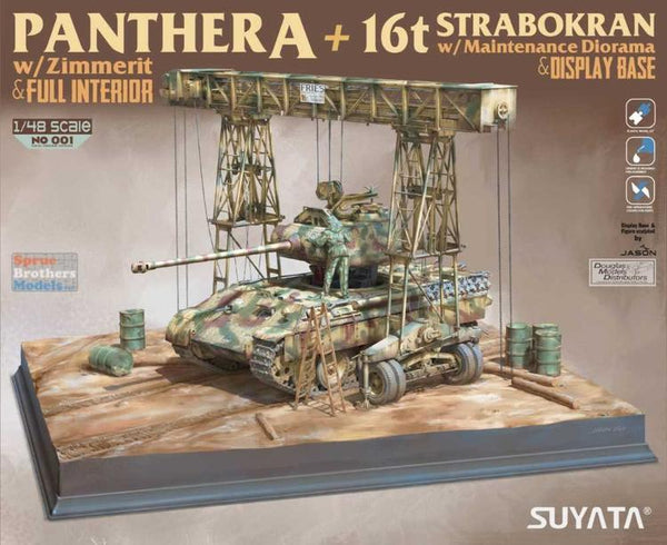 SUY001 1/48 PANTHER A + 16T STRABOKRAN