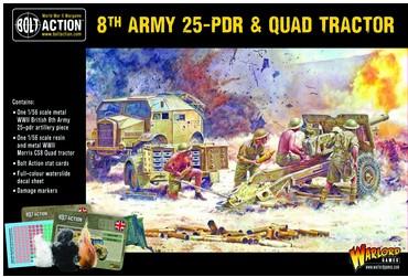 WG402211001 8th ARMY 25-PDR & QUAD TRACTOR