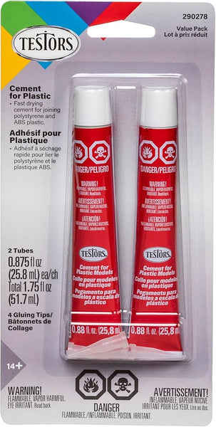 TES290278 TESTORS TUBE CEMENT (2 pack)