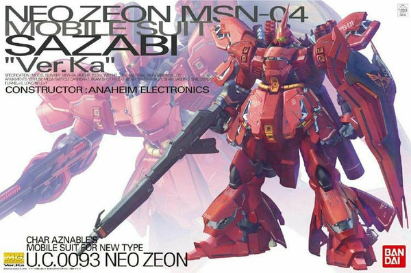 BAN5055457 MG SAZABI VER.KA NEO ZEON MSN-04 MOBILE SUIT