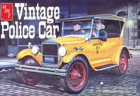 AMT1182 1/25 1927 FORD MODEL T POLICE CAR