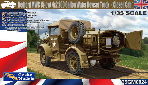 GM0024 1/35 BEDFORD MWC 15-CWT 4X2 200 GALLON WATER