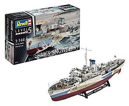 REV05132 1/144 HMCS SNOWBERRY FLOWER CLASS CORVETTE