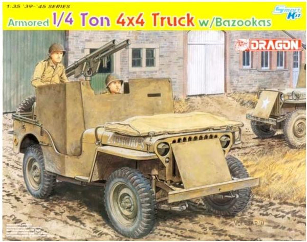 DRA6748 1/35 ARMORED 1/4 TON 4X4 TRUCK