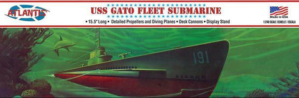 ATL743 1/240 USS GATO FLEET SUBMARINE