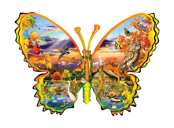 SUN95084 AUTUMN BUTTERFLY 1000 PCE