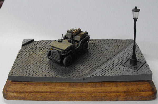 SSS-01 1/100 - 1/72 RESIN EUROPEAN COBBLESTONE STREET
