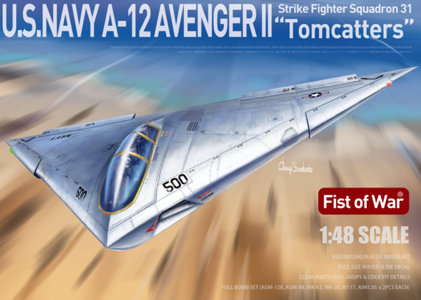 UA48001 FOW 1/48 USAF A-12 AVENGER TOMCATTERS