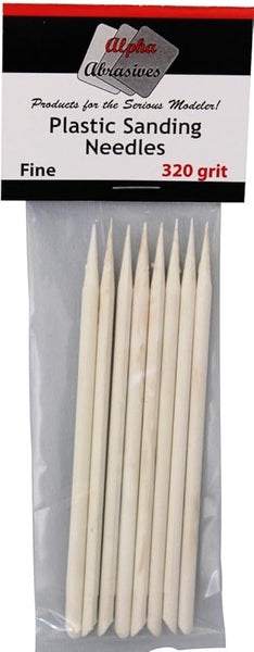 ALP0403 PLASTIC SANDING NEEDLES FINE (320 GRIT)