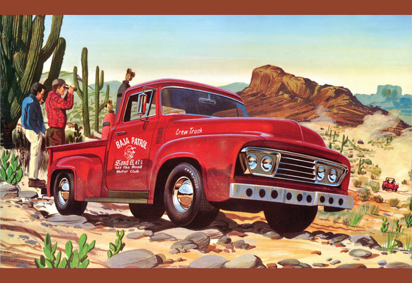 AMT1505 1/25 1953 FORD PICKUP BAJA PATROL