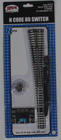ATL2719 N CODE 80 SWITCH #8 TURNOUT LEFT HAND REMOTE NICKEL SILVER