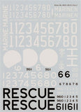 BD20 BELCHER BITS 1/48 RCAF H-21 Flying Banana Decals