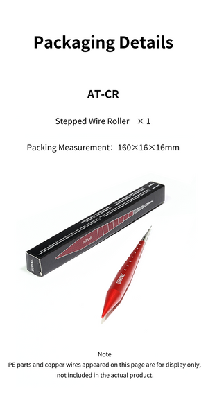 DSPATCR DSPIAE Aluminium Alloy Stepped Wire & Photo Etch Roller