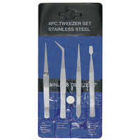 EXC30416 STAINLESS STEEL TWEEZERS (4)