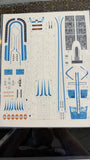THOMAS MODELS 4530 EXCELSIOR CLASS REFIT DETAILING DECALS
