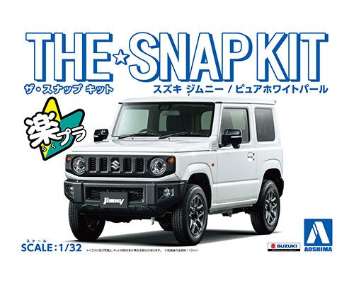 AOS05817 1/32 SNAP KIT #08-E Suzuki Jimny (Pure White Pearl)