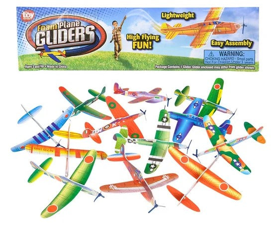 GDFLYPL 8" FOAM PROP FIGHTER GLIDER