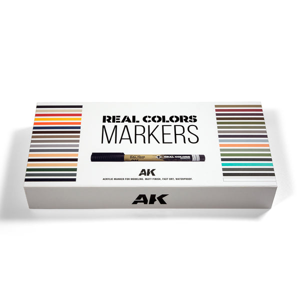 RCM150 AK REAL COLOURS MARKERS (FULL SET 34)