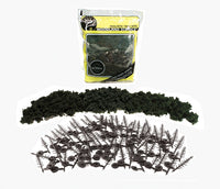 WSTR1105 24 CONIFER TREES 4-6"