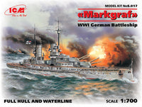 ICMS017 1/700 MARKGRAF WW1 GERMAN BATTLESHIP
