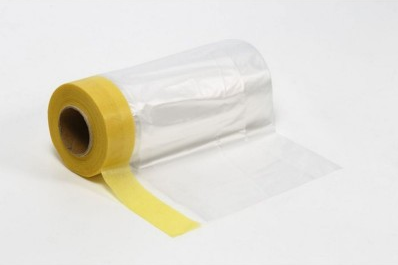 TAM87164 550mm MASKING TAPE W/PLASTIC SHEETING