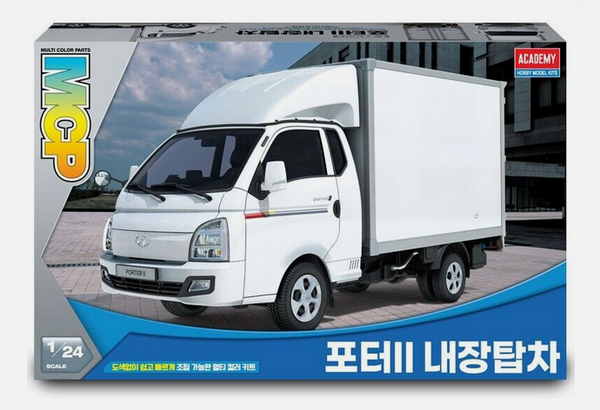 ACA15145 Academy 1/24 PORTER II 2 Hyundai Motors Korean Truck Car MCP