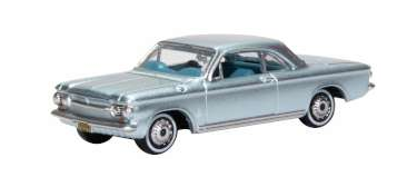 87CH63001 1963 CORVAIR COUPE SILVER