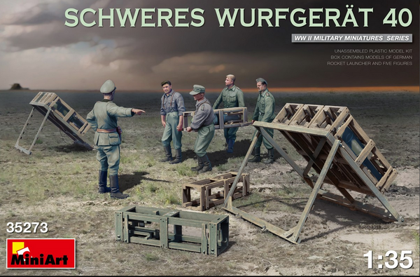MIN35273 1/35 SCHWERES WURFGERAT 40