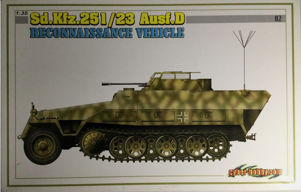 CH6293 CYBER-HOBBY 1/35 SD.KFZ.251/23 AUSF.D RECON VEHICLE