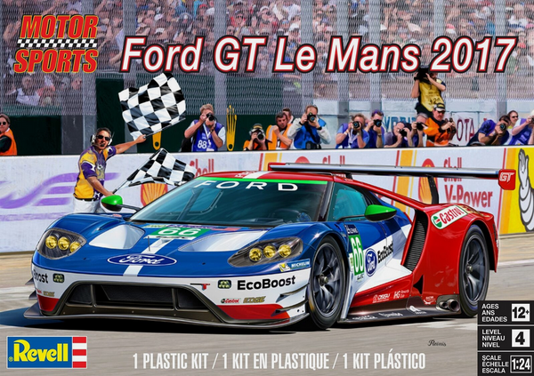 REV4418 1/24 FORD GT LEMANS 2017