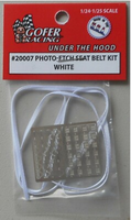 GOF20007 PE SEAT BELT KIT WHITE