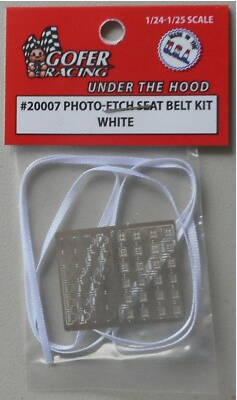 GOF20007 PE SEAT BELT KIT WHITE