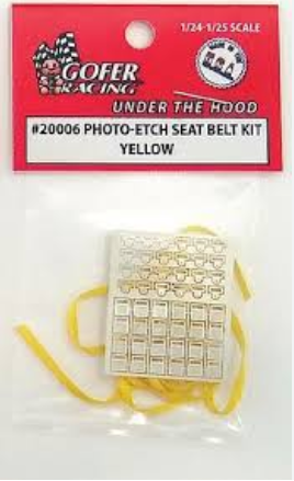 GOF20006 PE SEAT BELT KIT YELLOW