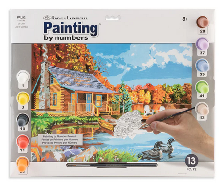 PAL52 LOON LAKE PAINT BY NUMBERS