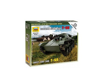 ZVE6258 T-60 SOVIET LIGHT TANK 1/100