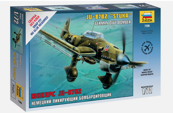 ZVE7306 ZVEZDA 1/72 JU-87B2 STUKA